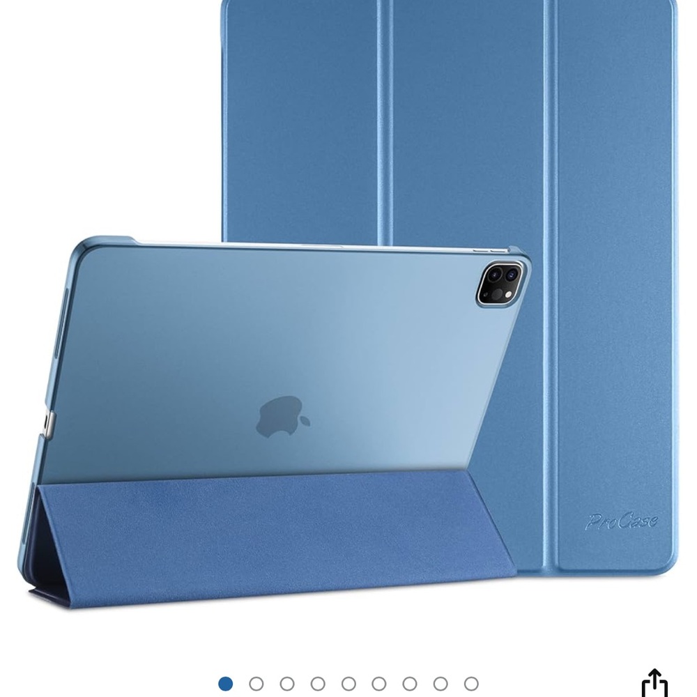 Blue iPad 11 pro case cover